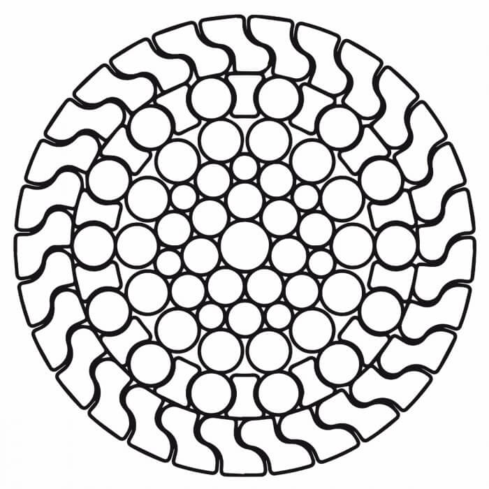 rope coil drawing